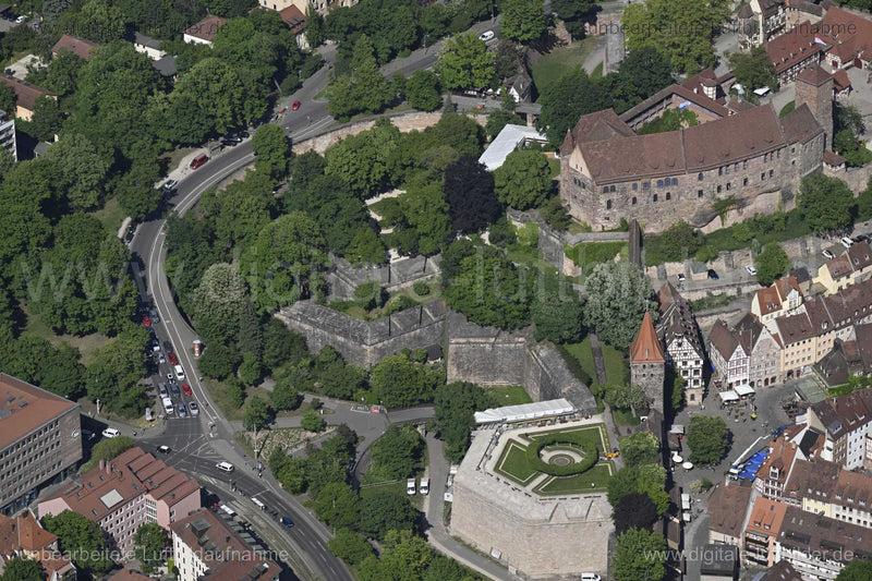 Luftaufnahme Tiergärtnertor in Nürnberg | Mittelfranken, Bayern