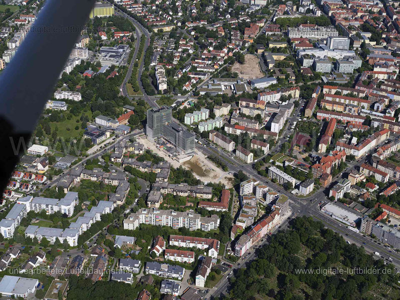 Luftaufnahme Umweltbank in Nürnberg | Mittelfranken, Bayern