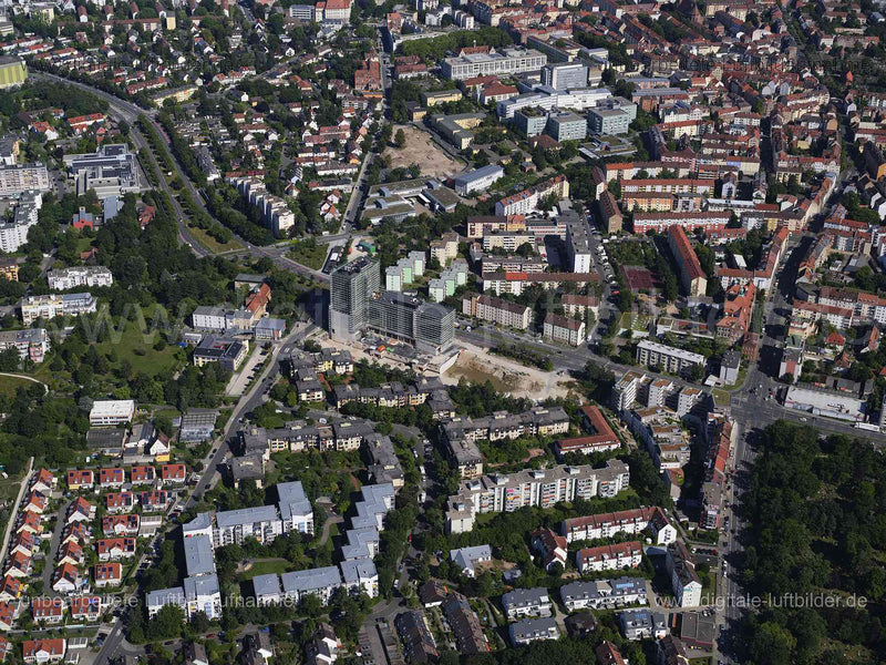 Luftaufnahme Umweltbank in Nürnberg | Mittelfranken, Bayern