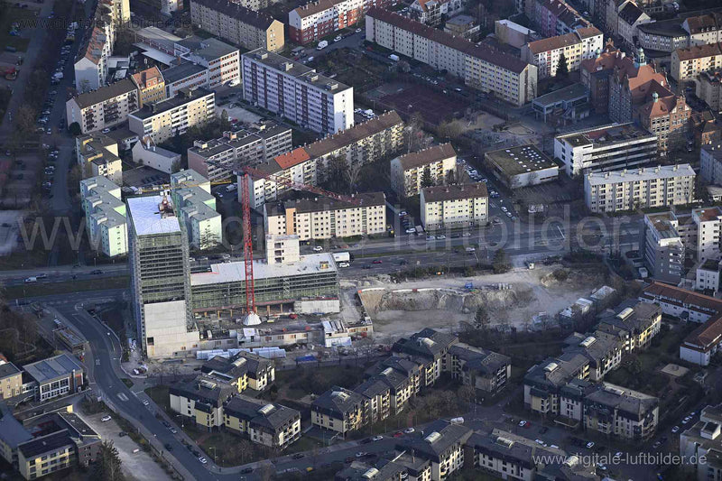 Luftaufnahme Umweltbank in Nürnberg | Mittelfranken, Bayern