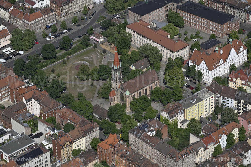 Luftaufnahme Veit-Stoß-Platz in Nürnberg | Mittelfranken, Bayern