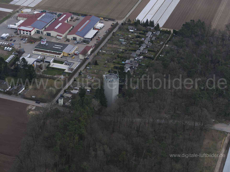 Luftaufnahme Wasserturm Boxdorf in Nürnberg | Mittelfranken, Bayern