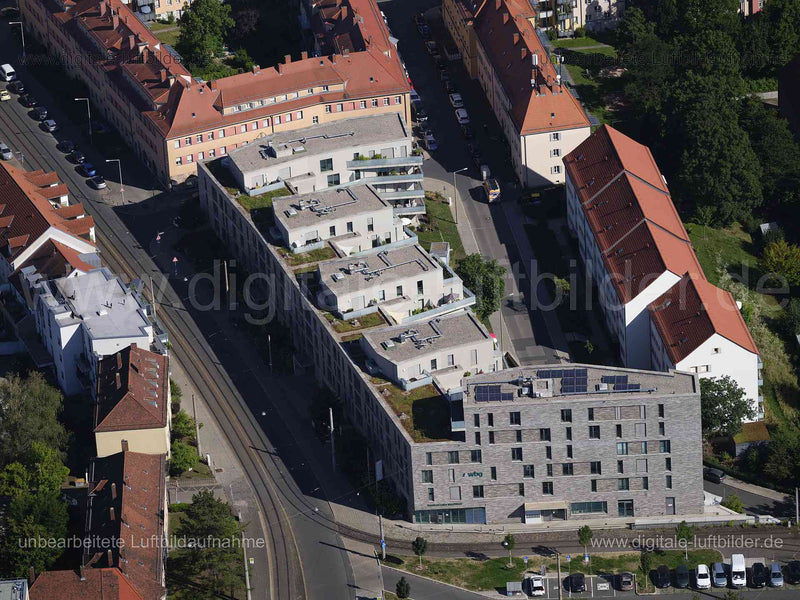 Luftaufnahme wbg KundenCenter NordWest in Nürnberg | Mittelfranken, Bayern