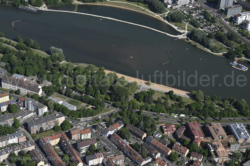 Luftaufnahme Wöhrder See in Nürnberg | Mittelfranken, Bayern