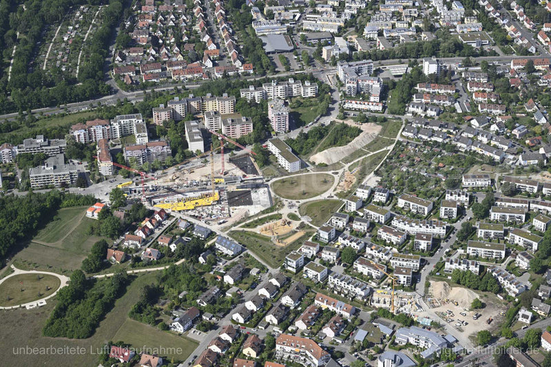 Luftaufnahme Züricher Park in Nürnberg | Mittelfranken, Bayern