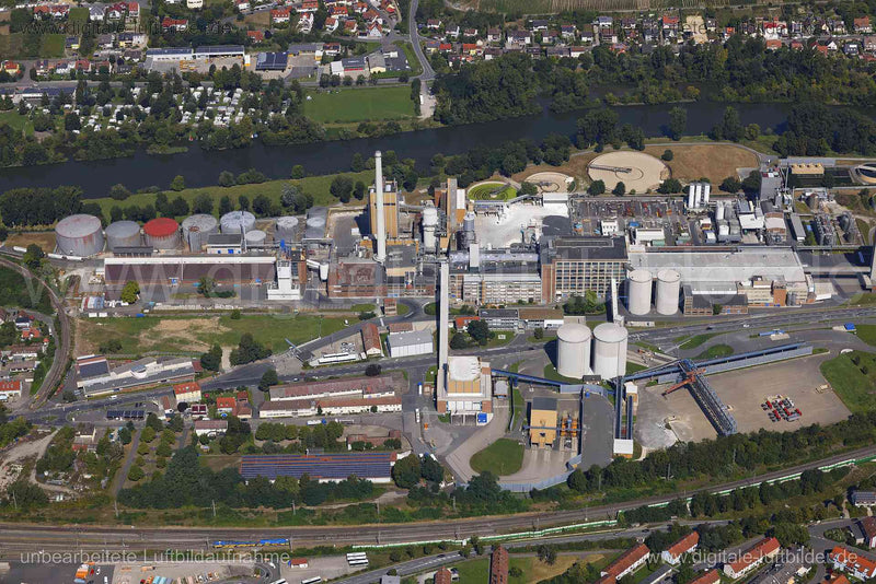 Luftaufnahme Südzucker AG Werk Ochsenfurt in Ochsenfurt | Unterfranken, Bayern