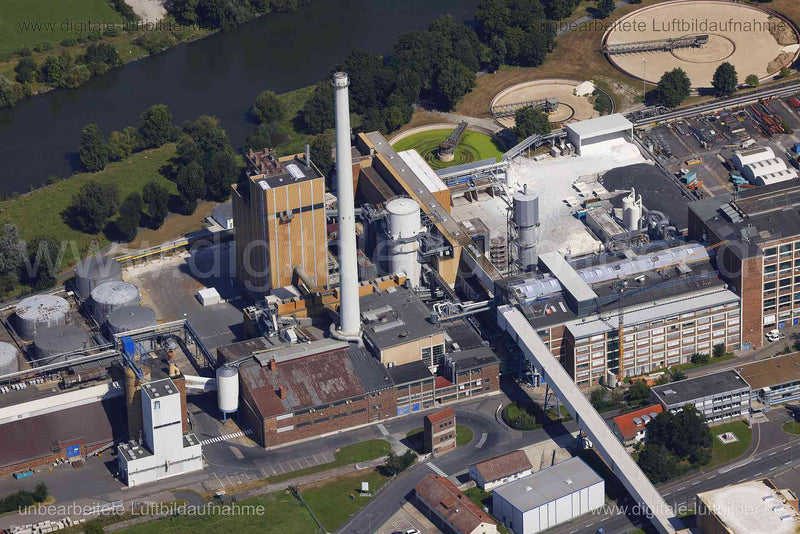 Luftaufnahme Südzucker AG Werk Ochsenfurt in Ochsenfurt | Unterfranken, Bayern