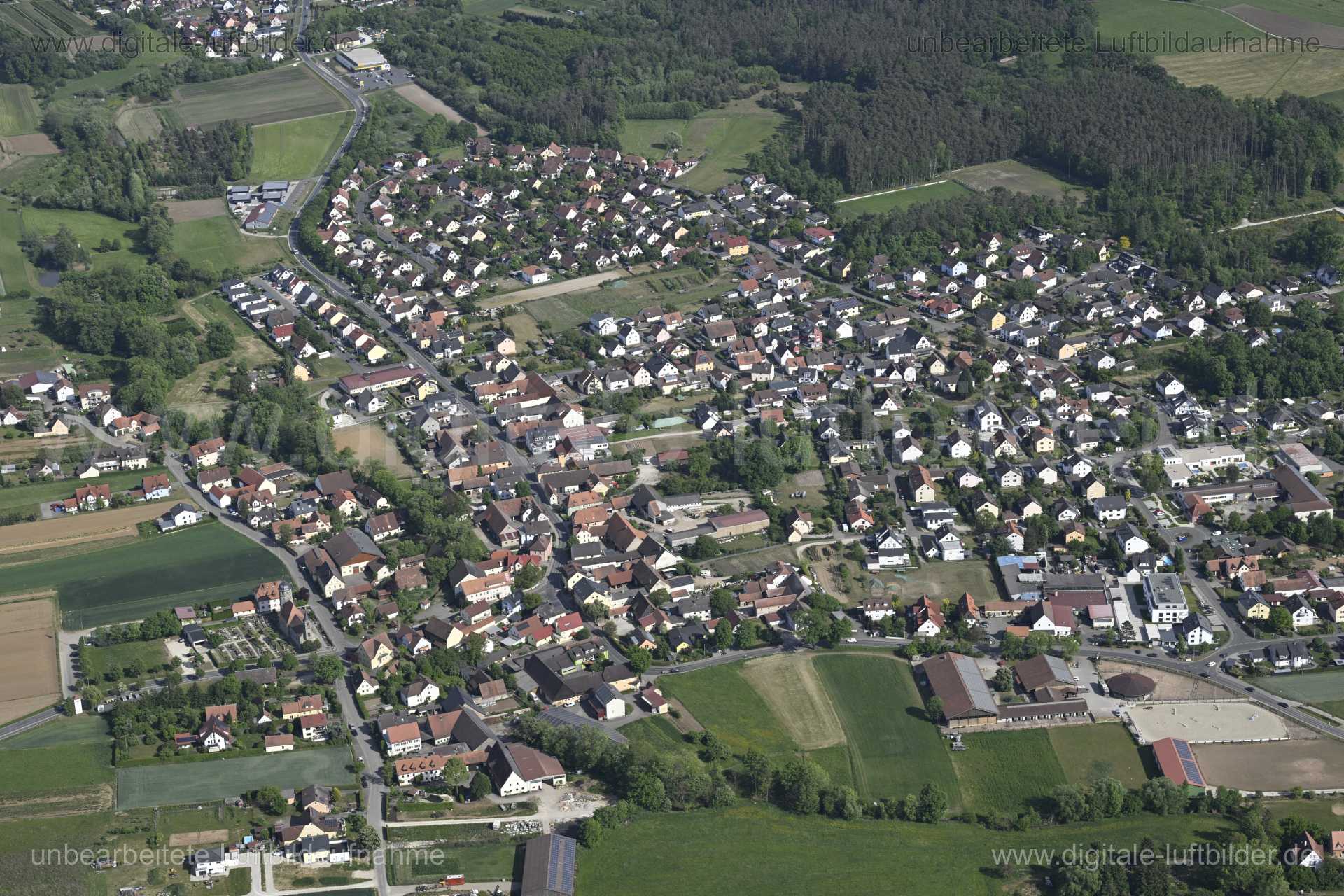 Luftaufnahme Poxdorf in Poxdorf | Mittelfranken, Bayern