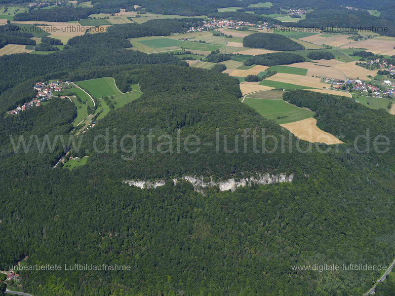 Luftaufnahme Röthelfeld - Eberhardstein in Pretzfeld | Oberfranken, Bayern