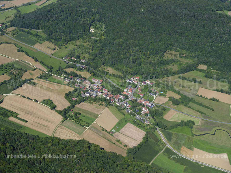 Luftaufnahme Unterzaunsbach in Pretzfeld | Oberfranken, Bayern