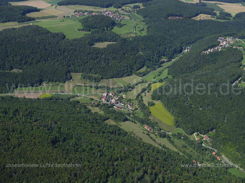 Luftaufnahme Urspring in Pretzfeld | Oberfranken, Bayern
