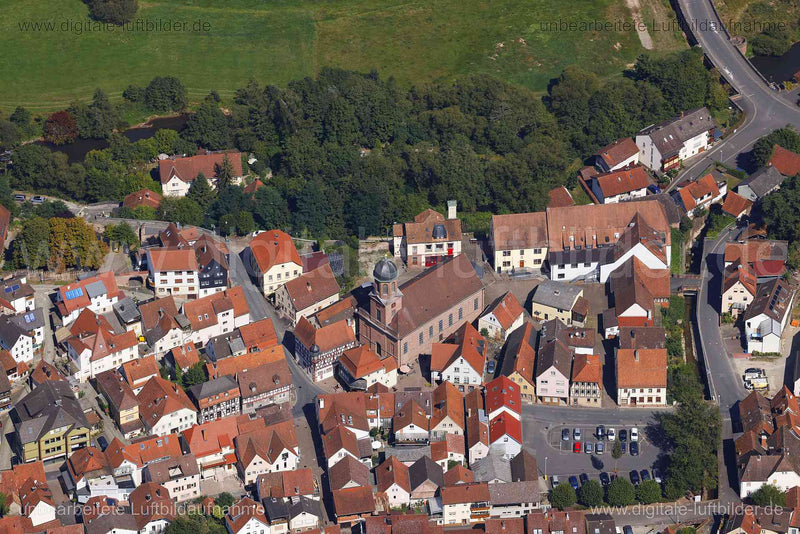 Luftaufnahme Rieneck in Rieneck | Unterfranken, Bayern