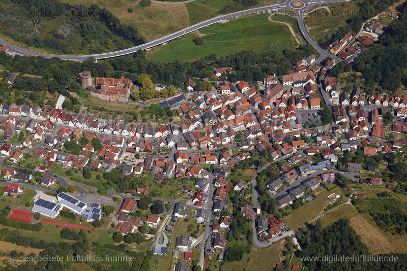 Luftaufnahme Rieneck in Rieneck | Unterfranken, Bayern