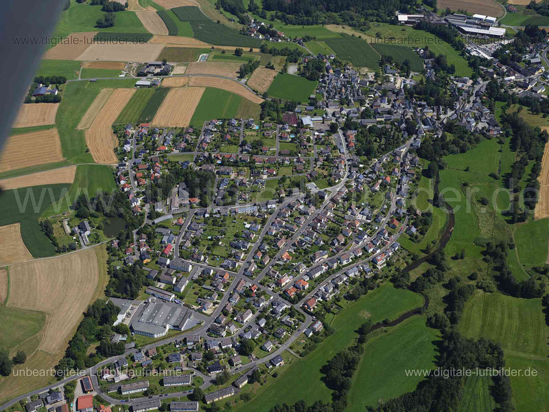 Luftaufnahme Röslau in Röslau | Oberfranken, Bayern