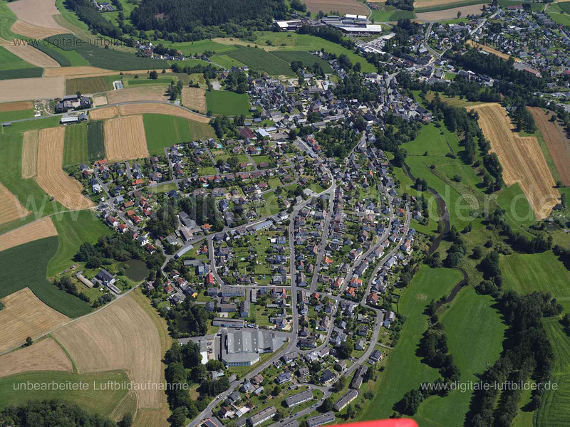Luftaufnahme Röslau in Röslau | Oberfranken, Bayern