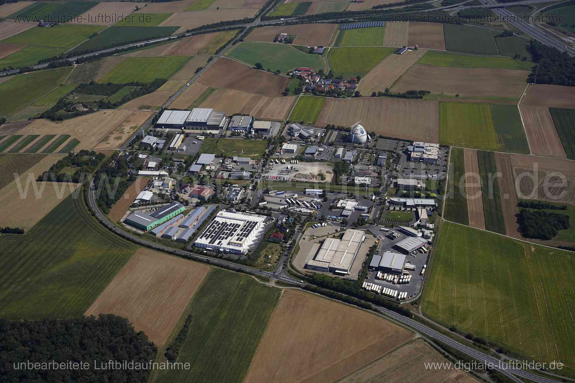 Luftaufnahme Mainfrankenpark in Rottendorf | Unterfranken, Bayern