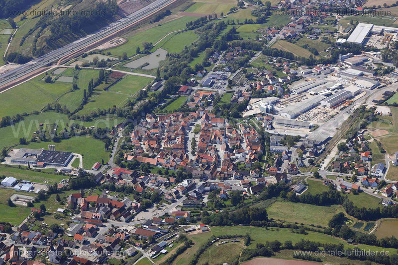 Luftaufnahme Schlüsselfeld in Schlüsselfeld | Oberfranken, Bayern