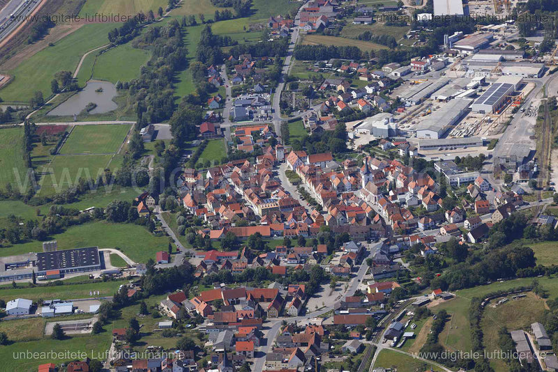 Luftaufnahme Schlüsselfeld in Schlüsselfeld | Oberfranken, Bayern