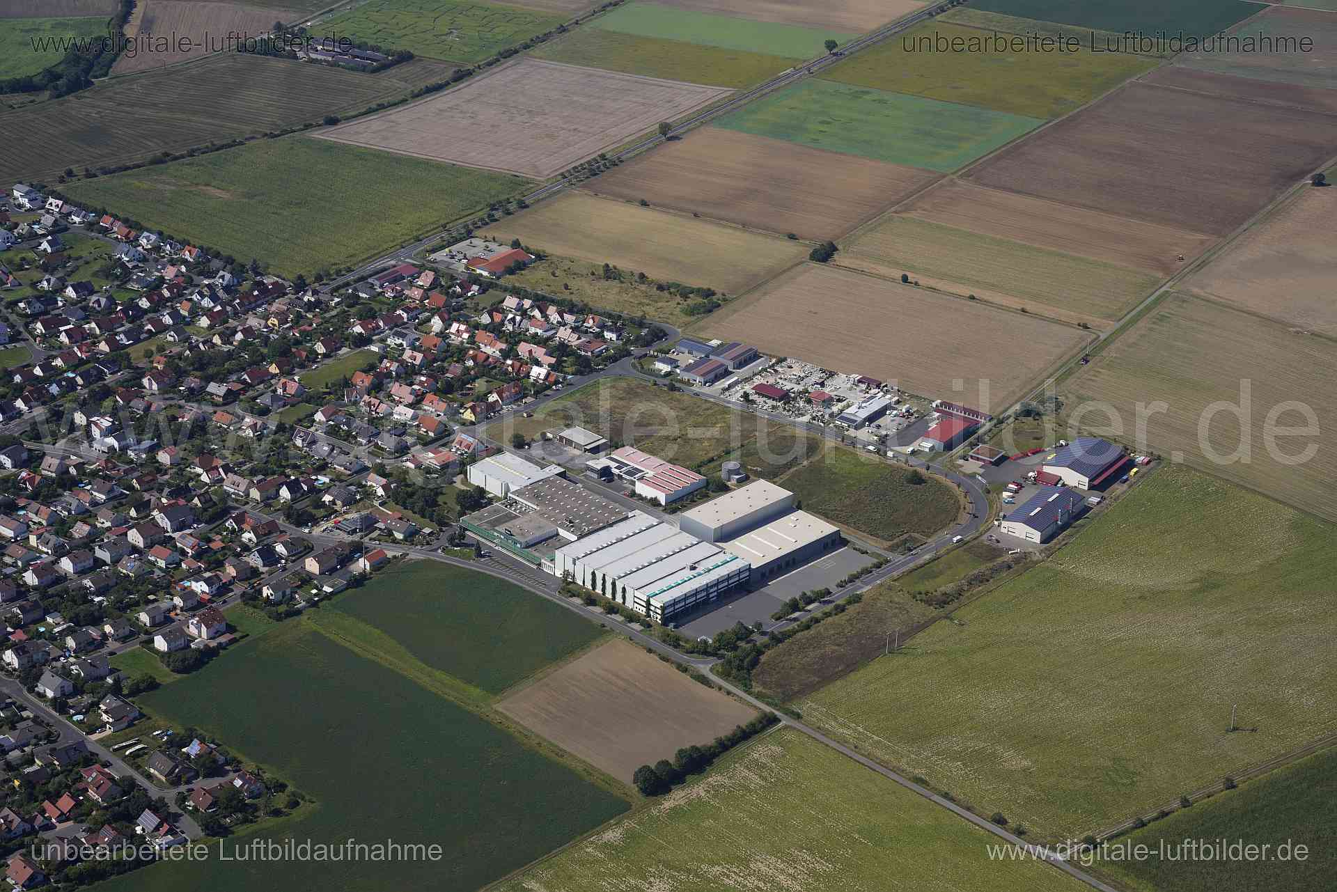 Luftaufnahme Frettstadt - Gewerbegebiet Nord in Schweinfurt | Unterfranken, Bayern