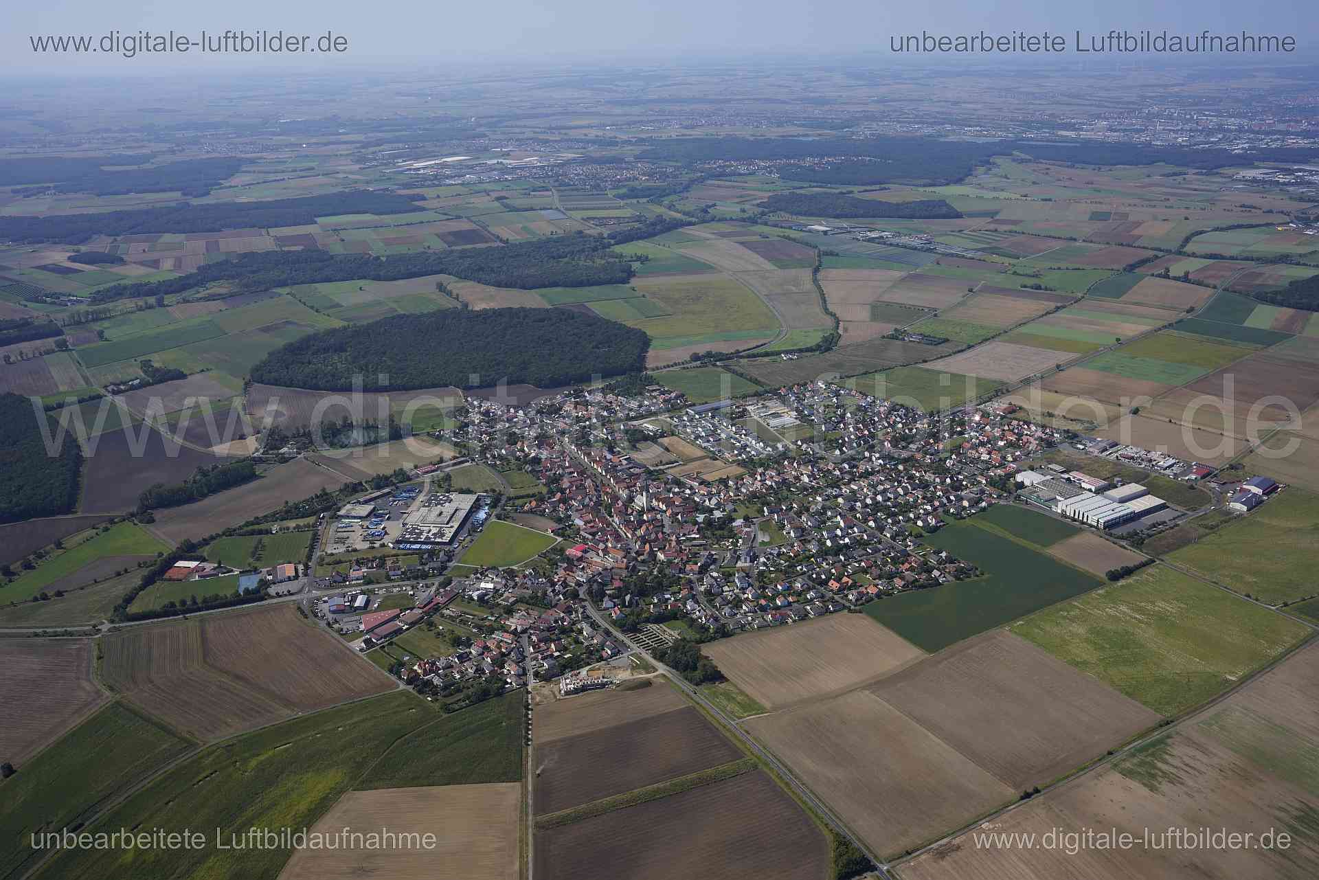 Luftaufnahme Frettstadt - Gewerbegebiet Nord in Schweinfurt | Unterfranken, Bayern