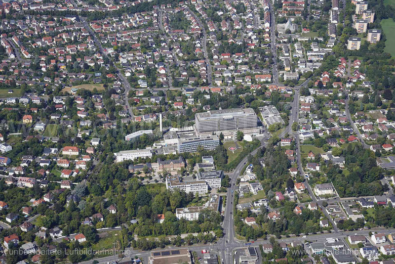 Luftaufnahme Leopoldina Krankenhaus in Schweinfurt | Unterfranken, Bayern