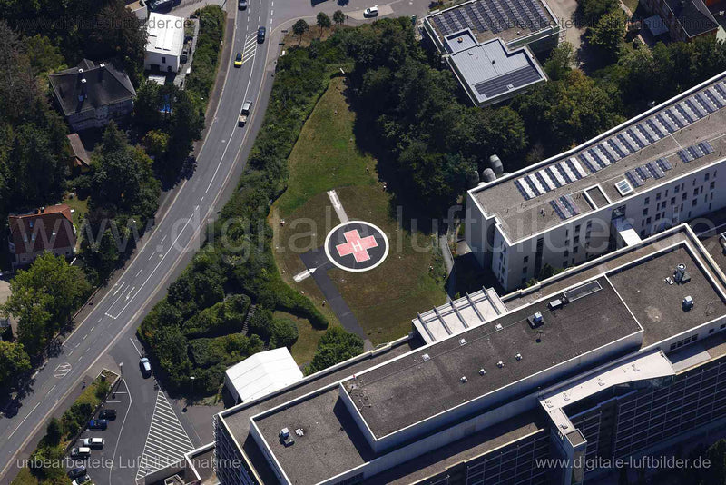 Luftaufnahme Schweinfurt - Hubschrauberlandeplatz in Schweinfurt | Unterfranken, Bayern