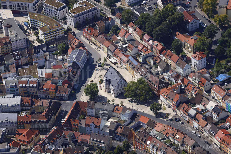 Luftaufnahme Zeughaus Schweinfurt in Schweinfurt | Unterfranken, Bayern