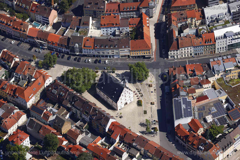 Luftaufnahme Zeughaus Schweinfurt in Schweinfurt | Unterfranken, Bayern