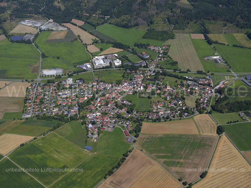 Luftaufnahme Rugendorf in Stadtsteinach | Oberfranken, Bayern