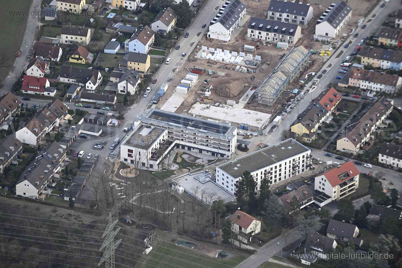 Luftaufnahme Im Blumenviertel in Stein b. Nürnberg | Mittelfranken, Bayern