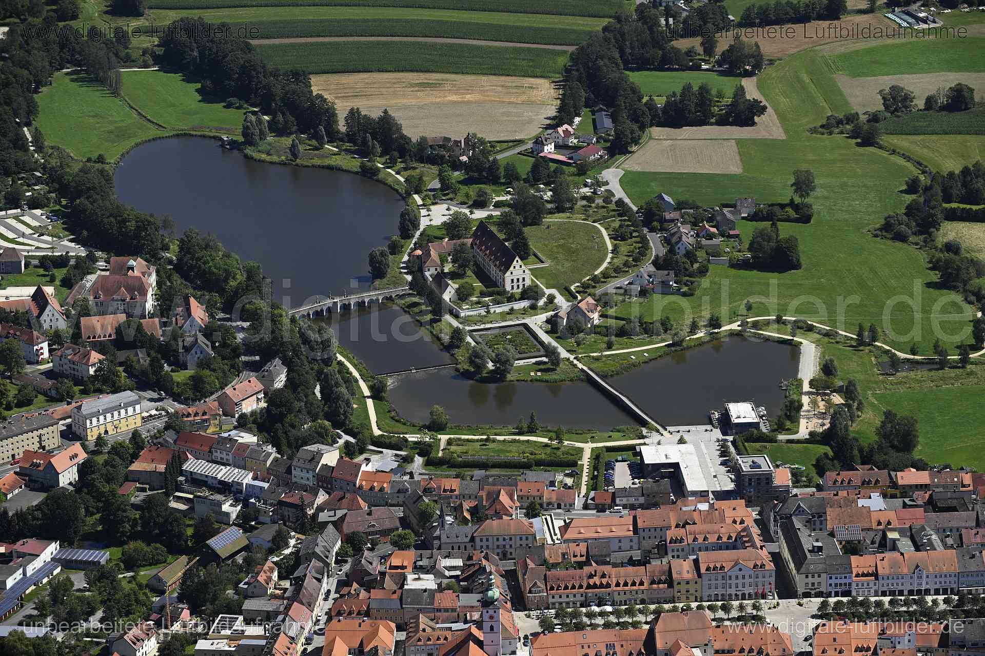 Luftaufnahme Amtsgericht Tirschenreuth in Tirschenreuth | Oberpfalz, Bayern
