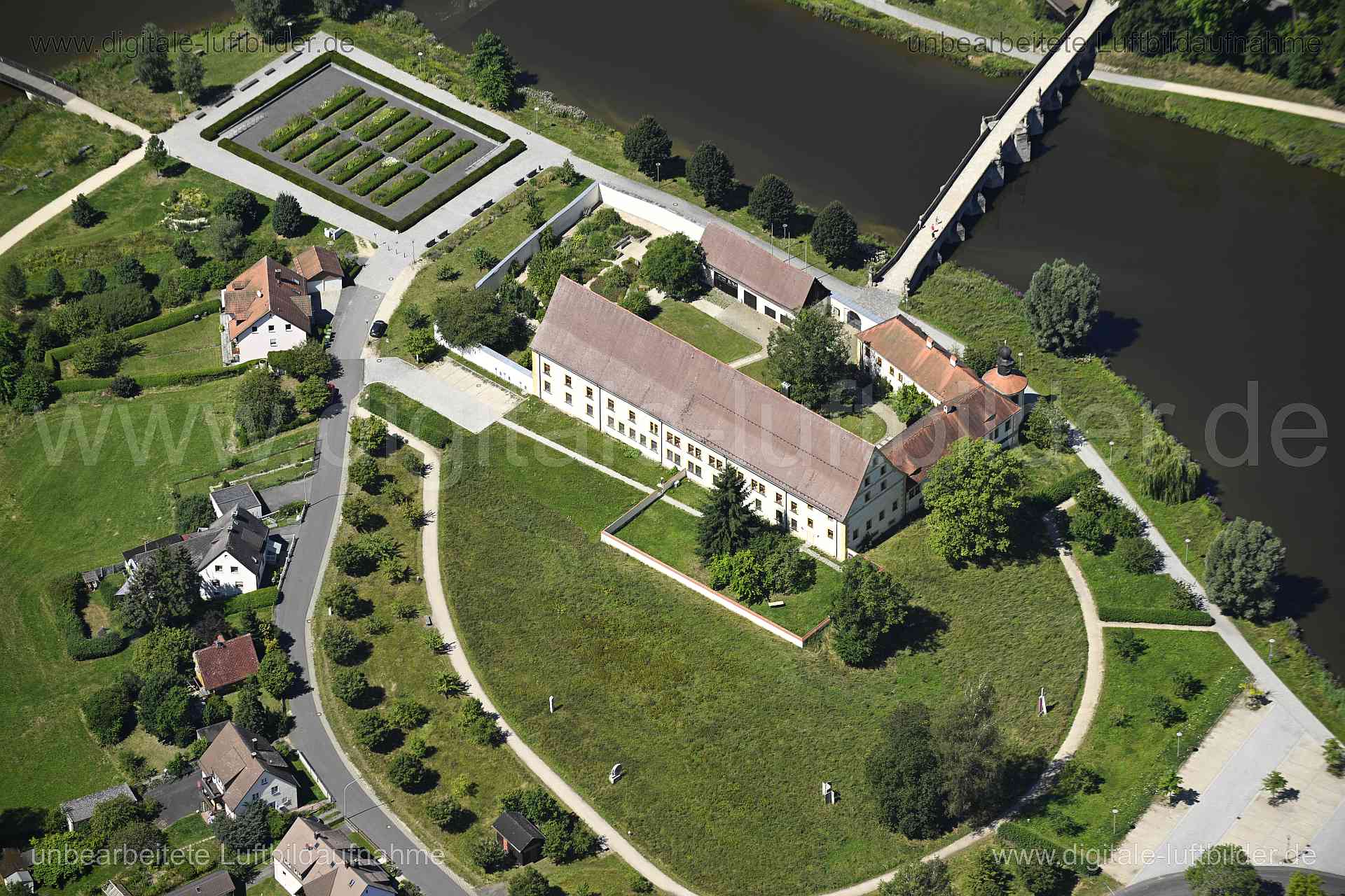 Luftaufnahme Amtsgericht Tirschenreuth in Tirschenreuth | Oberpfalz, Bayern