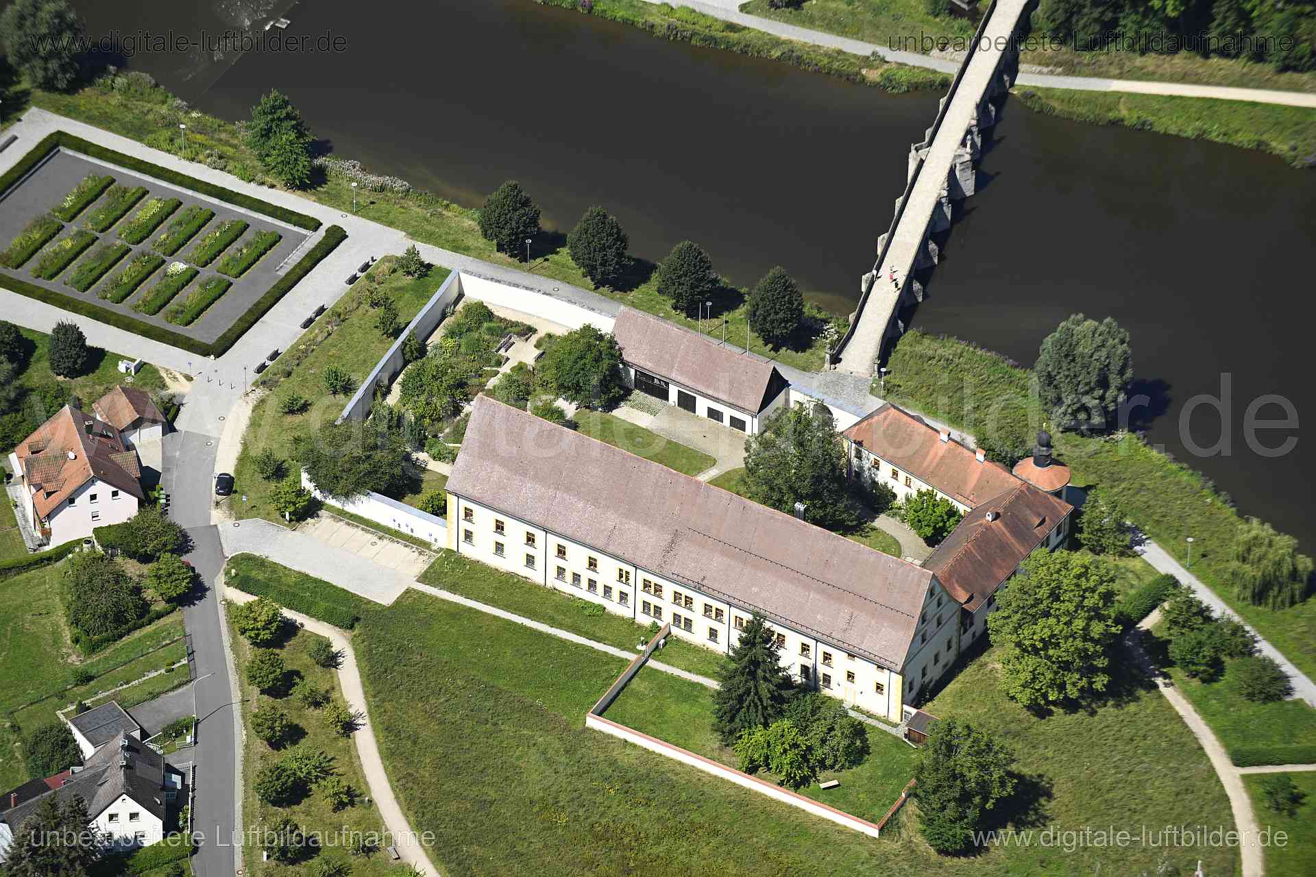 Luftaufnahme Amtsgericht Tirschenreuth in Tirschenreuth | Oberpfalz, Bayern