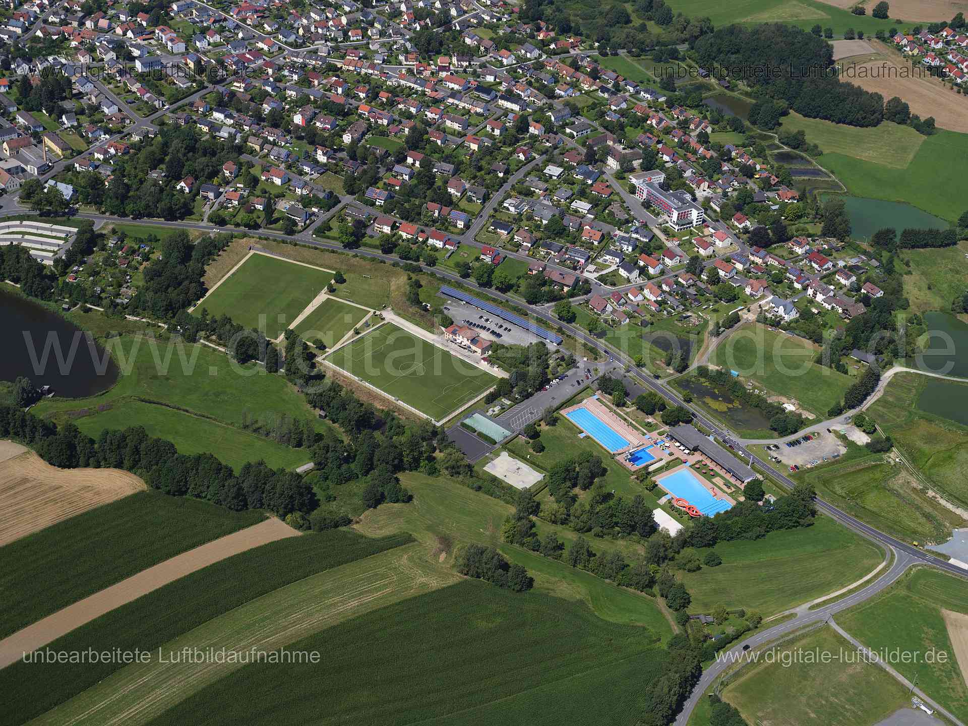 Luftaufnahme FC Tirschenreuth in Tirschenreuth | Oberpfalz, Bayern