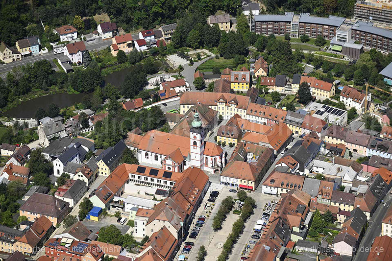 Luftaufnahme Tirschenreuth - Altstadt in Tirschenreuth | Oberpfalz, Bayern