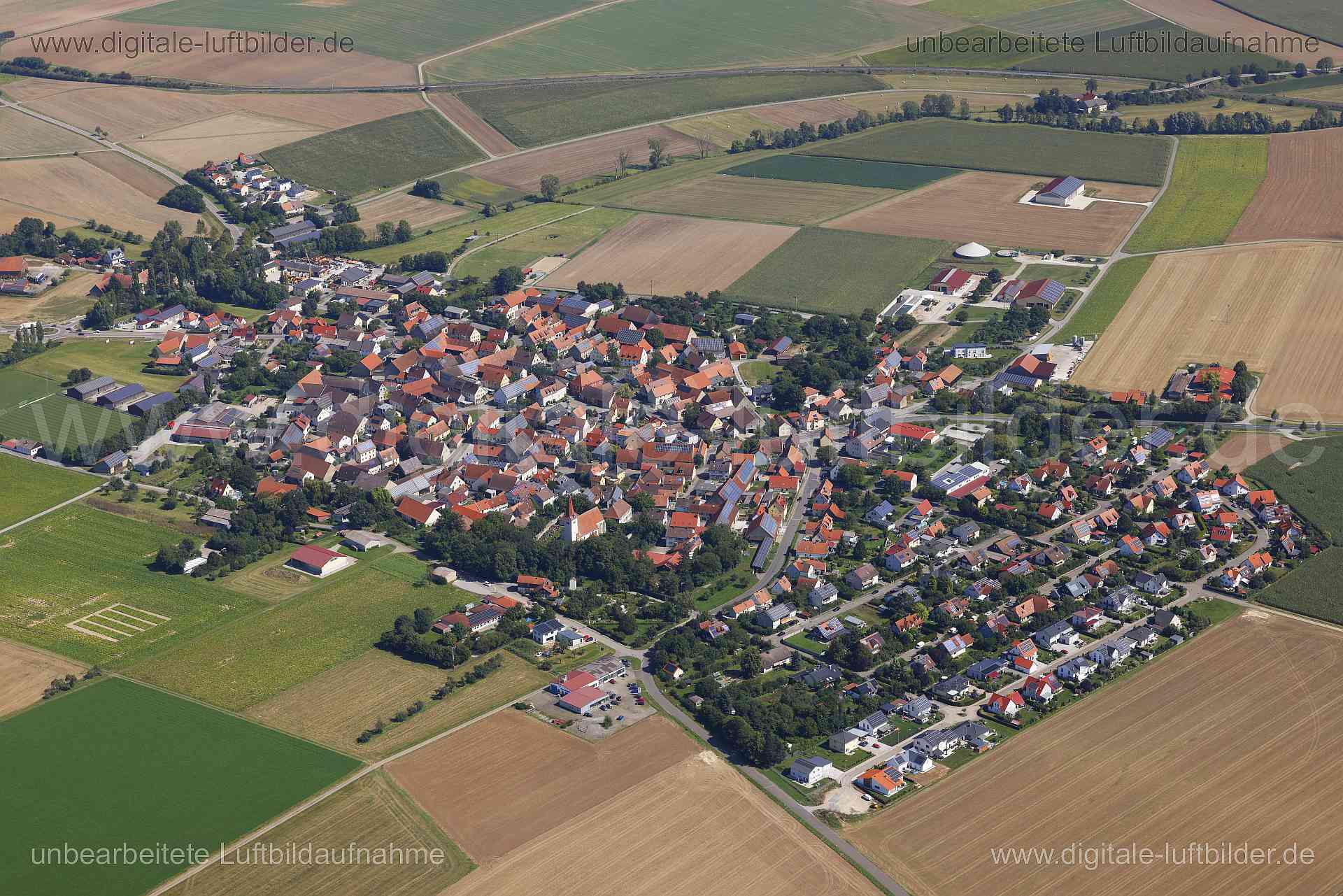 Luftaufnahme Gollhofen in Uffenheim | Mittelfranken, Bayern