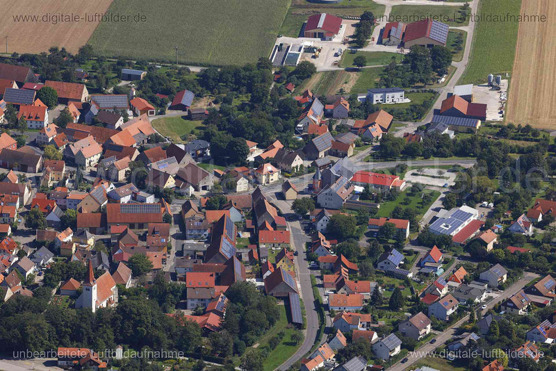 Luftaufnahme Gollhofen in Uffenheim | Mittelfranken, Bayern