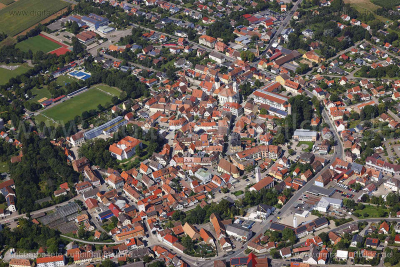 Luftaufnahme Uffenheim in Uffenheim | Mittelfranken, Bayern