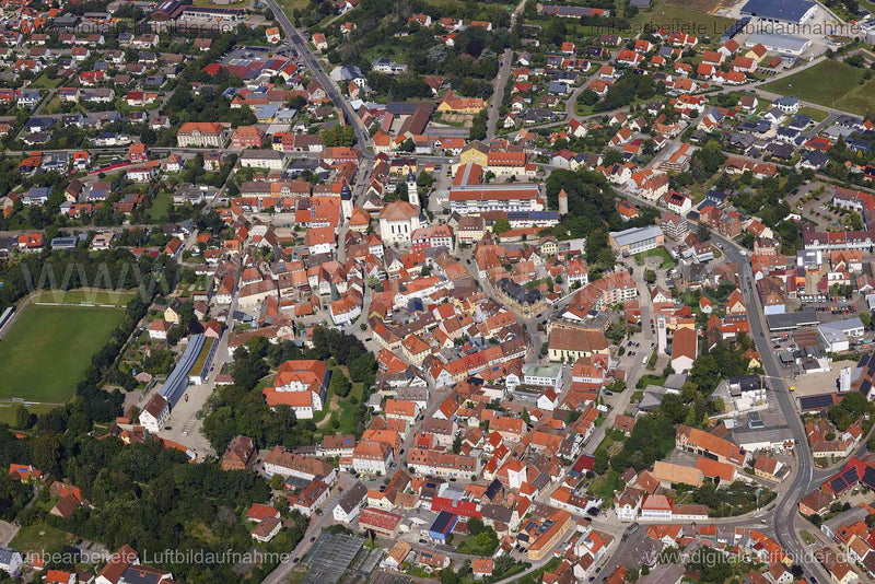 Luftaufnahme Uffenheim in Uffenheim | Mittelfranken, Bayern