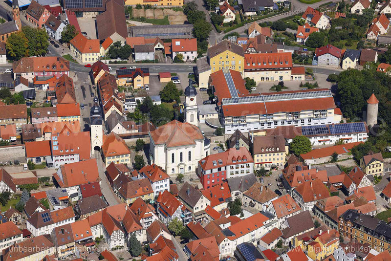 Luftaufnahme Uffenheim in Uffenheim | Mittelfranken, Bayern