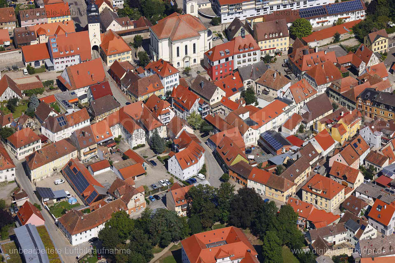 Luftaufnahme Uffenheim in Uffenheim | Mittelfranken, Bayern