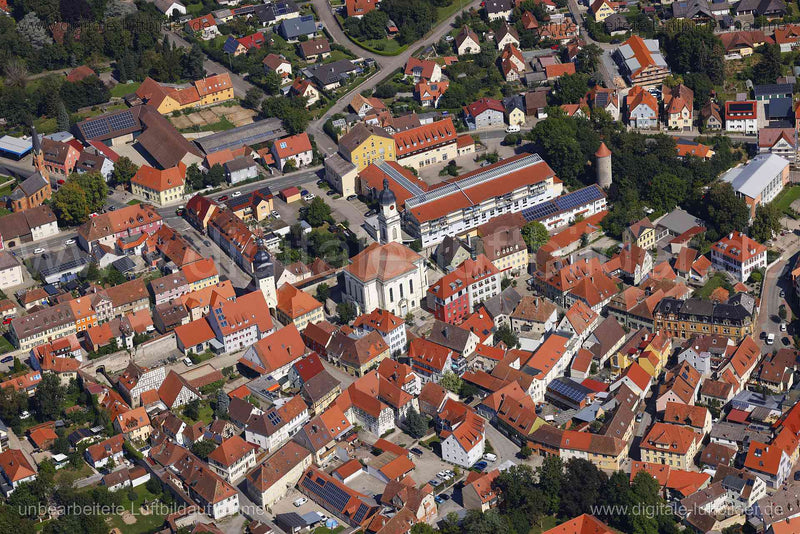 Luftaufnahme Uffenheim in Uffenheim | Mittelfranken, Bayern