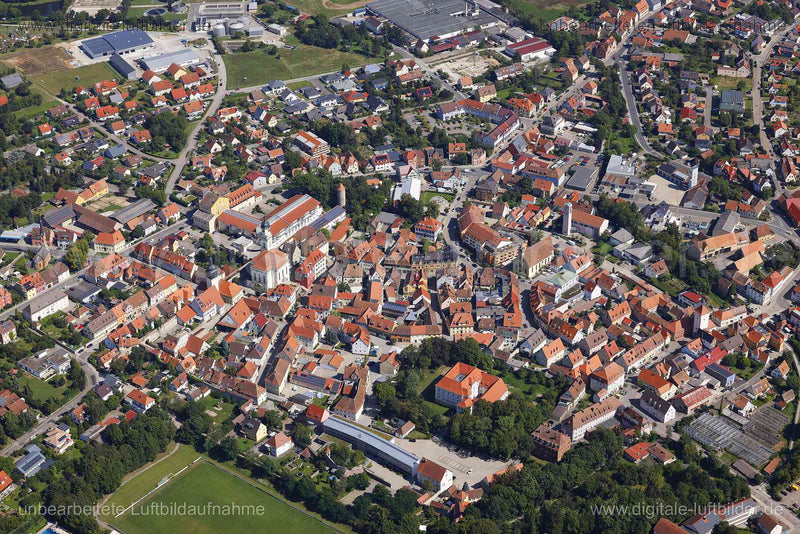 Luftaufnahme Uffenheim in Uffenheim | Mittelfranken, Bayern