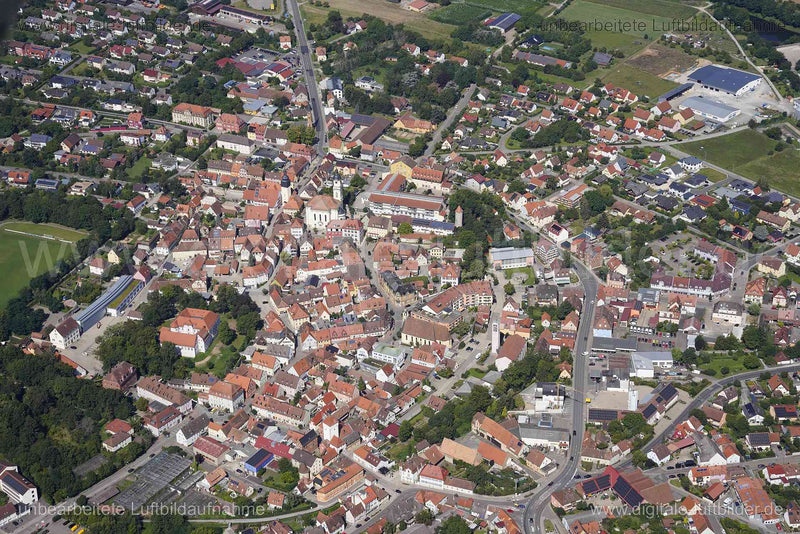 Luftaufnahme Uffenheim in Uffenheim | Mittelfranken, Bayern