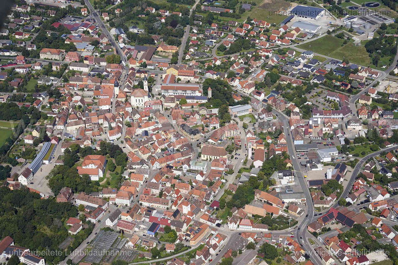 Luftaufnahme Uffenheim in Uffenheim | Mittelfranken, Bayern