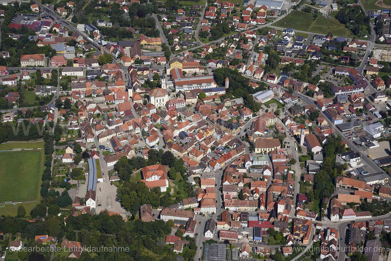 Luftaufnahme Uffenheim in Uffenheim | Mittelfranken, Bayern