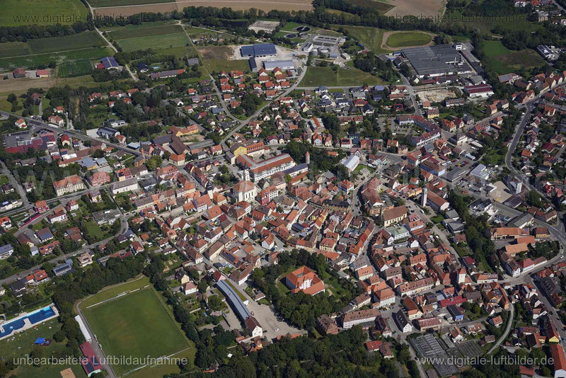 Luftaufnahme Uffenheim in Uffenheim | Mittelfranken, Bayern