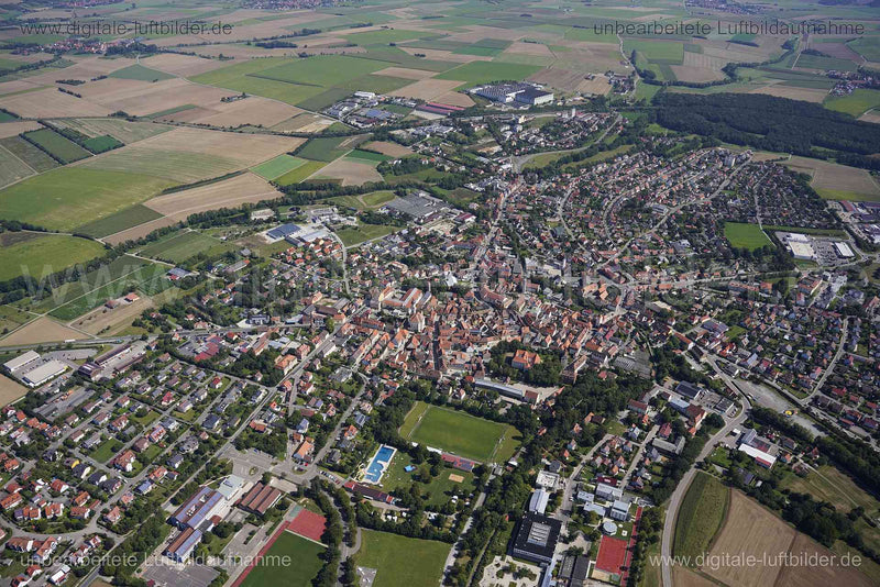 Luftaufnahme Uffenheim in Uffenheim | Mittelfranken, Bayern