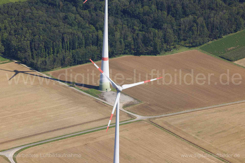 Luftaufnahme Windrad Gollhofen in Uffenheim | Mittelfranken, Bayern