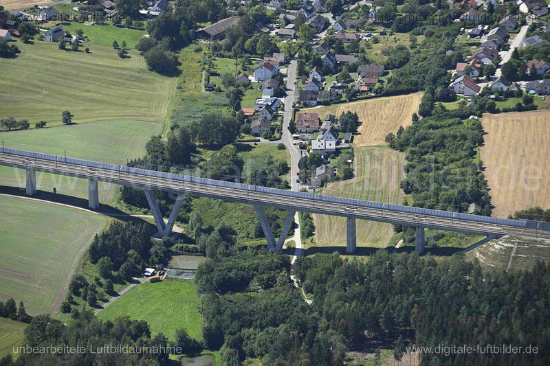 Luftaufnahme Talbrücke Weißenbrunn am Forst in Untersiemau | Oberfranken, Bayern